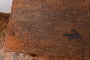 アンティーク家具　イギリスアンティーク　古い学校の作業台(6)