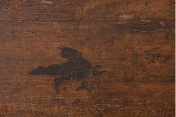 アンティーク家具　イギリスアンティーク　古い学校の作業台(6)