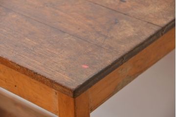 アンティーク家具　イギリスアンティーク　古い学校の作業台(6)