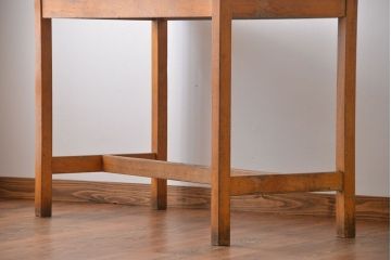 アンティーク家具　イギリスアンティーク　古い学校の作業台(6)