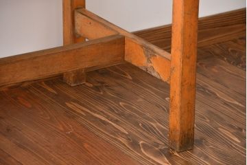 アンティーク家具　イギリスアンティーク　古い学校の作業台(6)