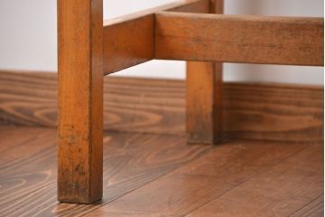 アンティーク家具　イギリスアンティーク　古い学校の作業台(6)