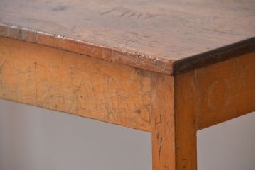 アンティーク家具　イギリスアンティーク　古い学校の作業台(6)