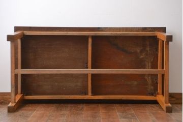 アンティーク家具　イギリスアンティーク　古い学校の作業台(6)