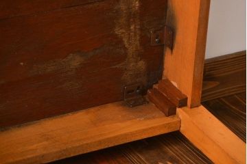 アンティーク家具　イギリスアンティーク　古い学校の作業台(6)