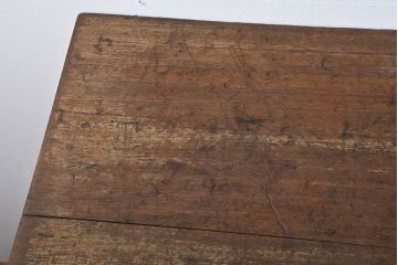 アンティーク家具　イギリスアンティーク　古い学校の作業台(7)