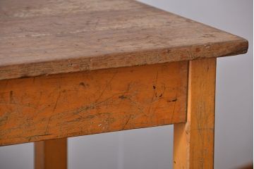 アンティーク家具　イギリスアンティーク　古い学校の作業台(7)
