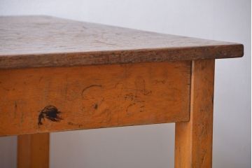 アンティーク家具　イギリスアンティーク　古い学校の作業台(8)