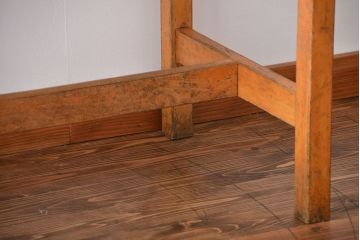 アンティーク家具　イギリスアンティーク　古い学校の作業台(8)