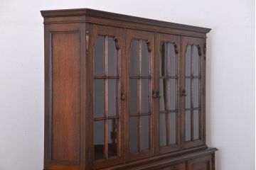 アンティーク家具　アンティーク　高級品!ナラ材のキャビネット