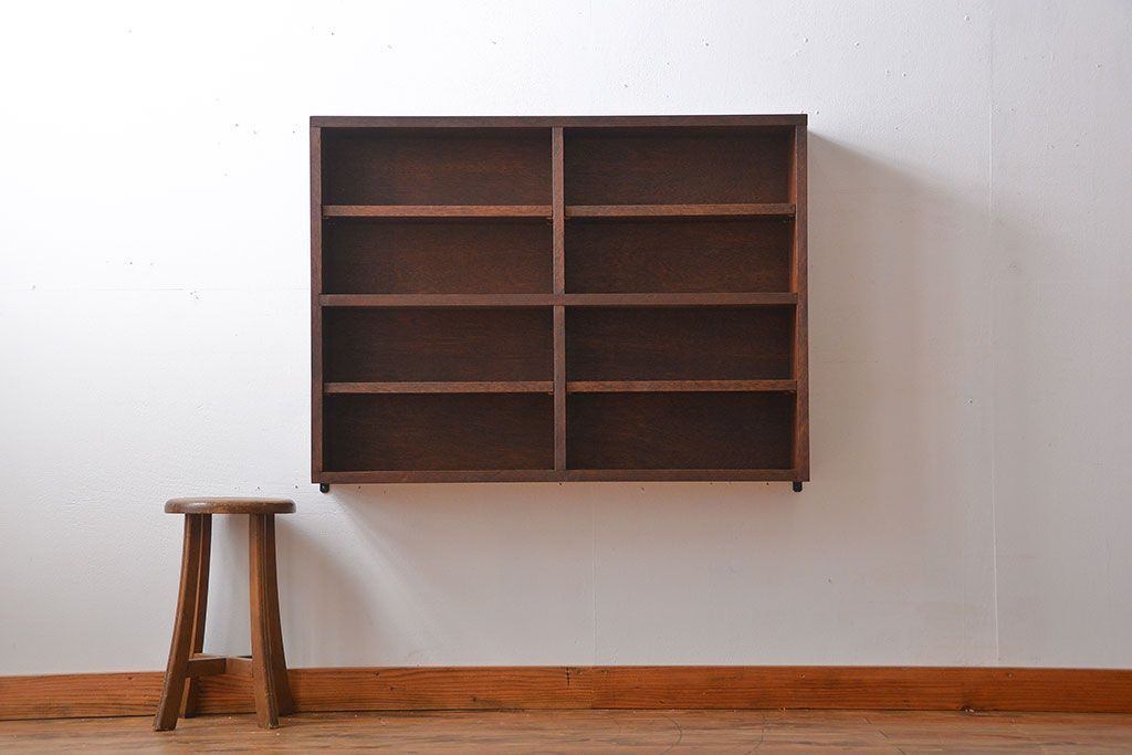 アンティーク家具　アンティーク　壁掛け飾り棚(1)