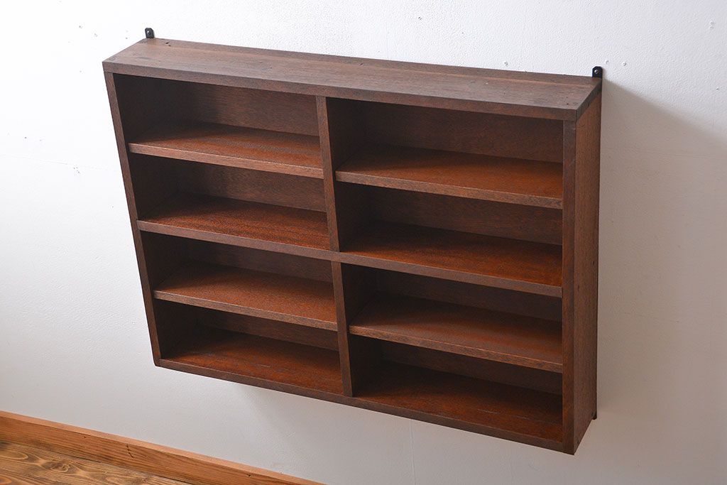 アンティーク家具　アンティーク　壁掛け飾り棚(1)