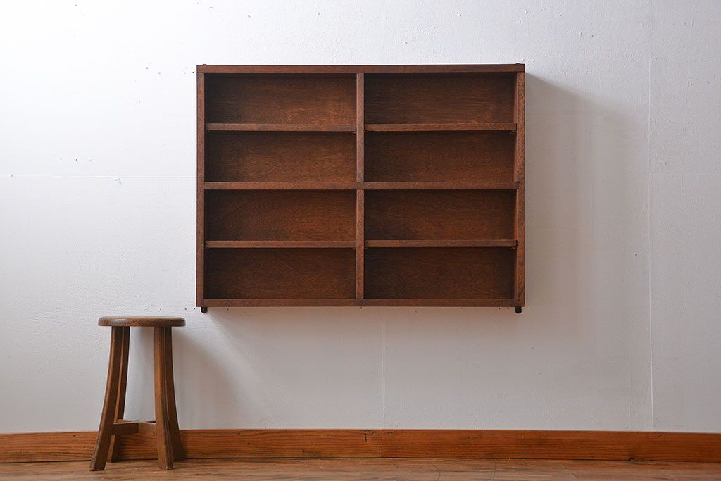 アンティーク家具　アンティーク　壁掛け飾り棚(2)