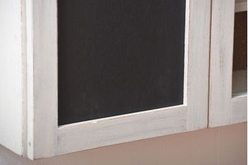 アンティーク家具　アンティークペイント　壁掛けキャビネット(1)