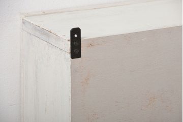 アンティーク家具　アンティークペイント　壁掛けキャビネット(1)