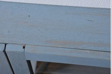 アンティーク家具　アンティークペイント　壁掛けキャビネット(2)