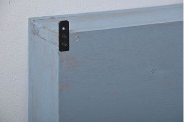 アンティーク家具　アンティークペイント　壁掛けキャビネット(2)