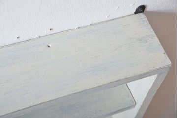 アンティーク家具　アンティークペイント　壁掛け飾り棚