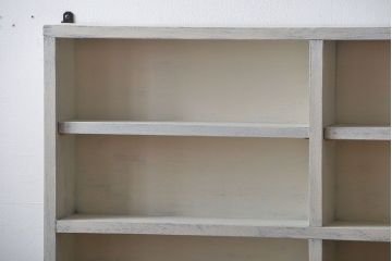 アンティーク家具　アンティークペイント　壁掛け飾り棚