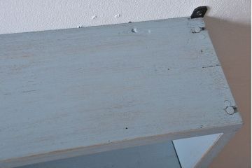 アンティーク家具　アンティークペイント　壁掛け飾り棚(2)