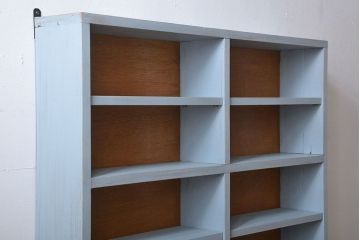 アンティーク家具　アンティークペイント　壁掛け飾り棚(2)