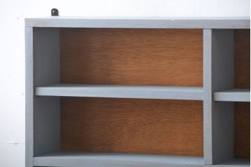 アンティーク家具　アンティークペイント　壁掛け飾り棚(2)