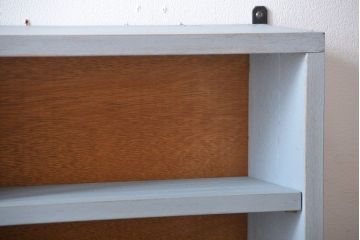 アンティーク家具　アンティークペイント　壁掛け飾り棚(2)