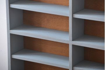 アンティーク家具　アンティークペイント　壁掛け飾り棚(2)