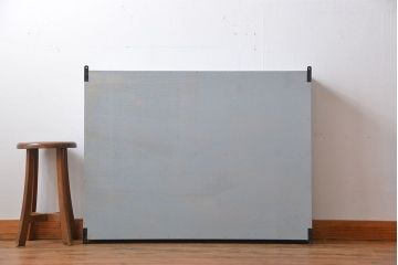 アンティーク家具　アンティークペイント　壁掛け飾り棚(2)