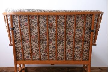 中古　フランス製　2人掛けソファ(ラブソファ)