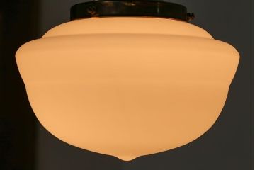 昭和レトロ　ガラス天井照明(1)