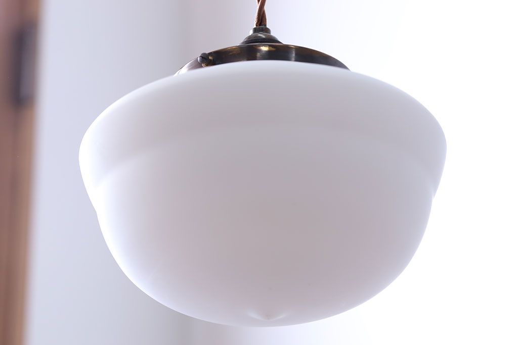 昭和レトロ　ガラス天井照明(1)