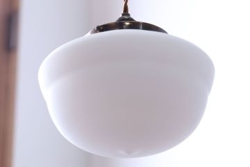 昭和レトロ　ガラス天井照明(1)