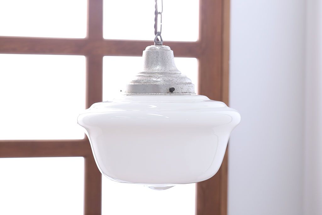 昭和レトロ　ガラス天井照明(2)