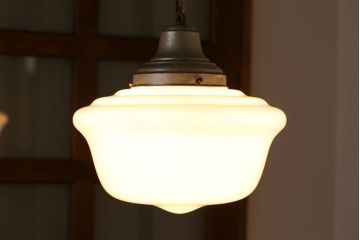 昭和レトロ　ガラス天井照明(2)