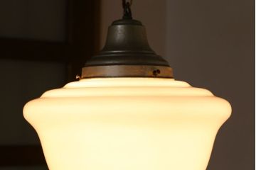 昭和レトロ　ガラス天井照明(2)