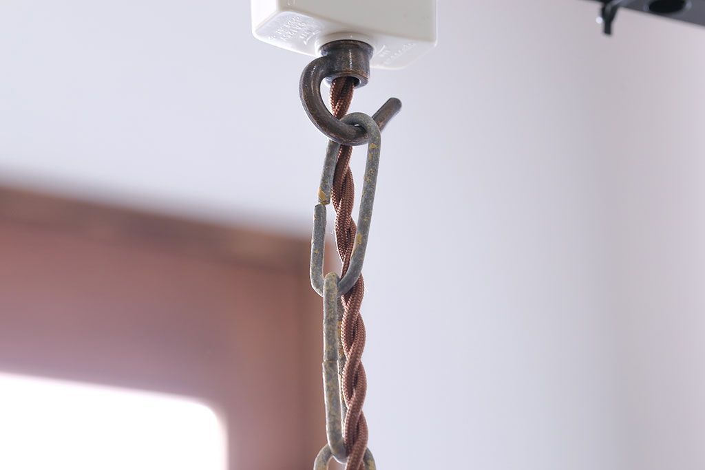 昭和レトロ　ガラス天井照明(2)