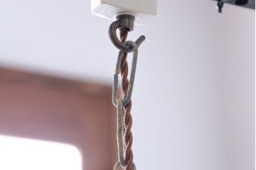 昭和レトロ　ガラス天井照明(2)