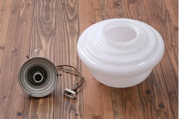 昭和レトロ　ガラス天井照明(2)