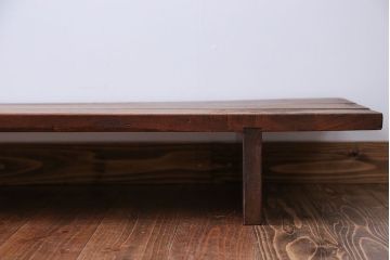 アンティーク家具　古民具・骨董　古い木の脚付き裁ち板