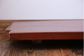 アンティーク家具　古民具・骨董　漆塗り欅の一枚板古材(材料)