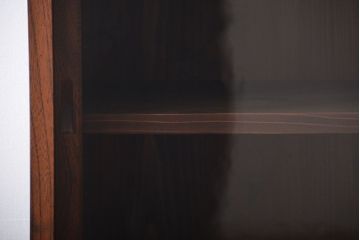 アンティーク家具　大正ロマン　前面欅材の脚付き戸棚