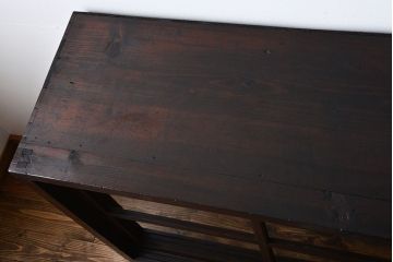 アンティーク家具　大正ロマン　大きな収納棚