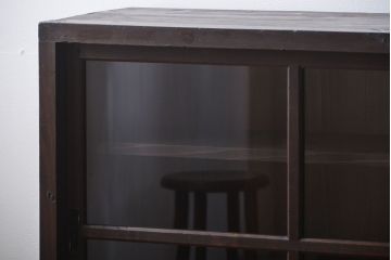 アンティーク家具　大正ロマン　大きな収納棚