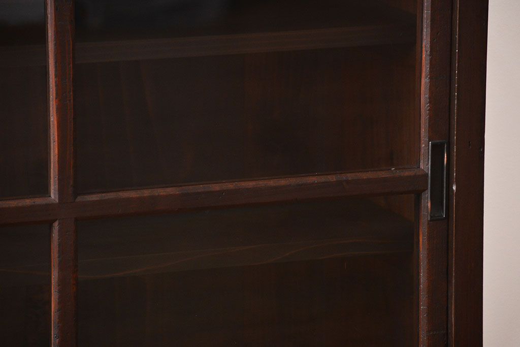 アンティーク家具　大正ロマン　大きな収納棚