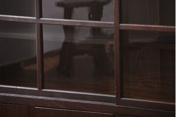 アンティーク家具　大正ロマン　大きな収納棚