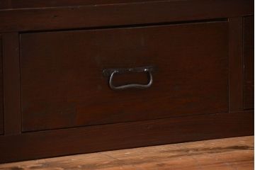 アンティーク家具　大正ロマン　大きな収納棚