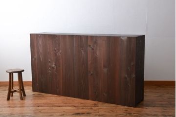 アンティーク家具　大正ロマン　大きな収納棚