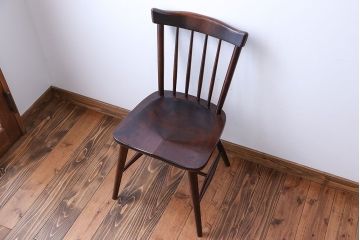 中古 北海道民芸 ダイニングチェア