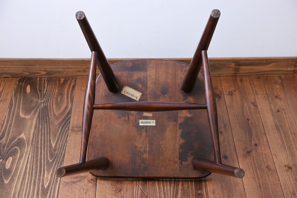 中古 北海道民芸 ダイニングチェア